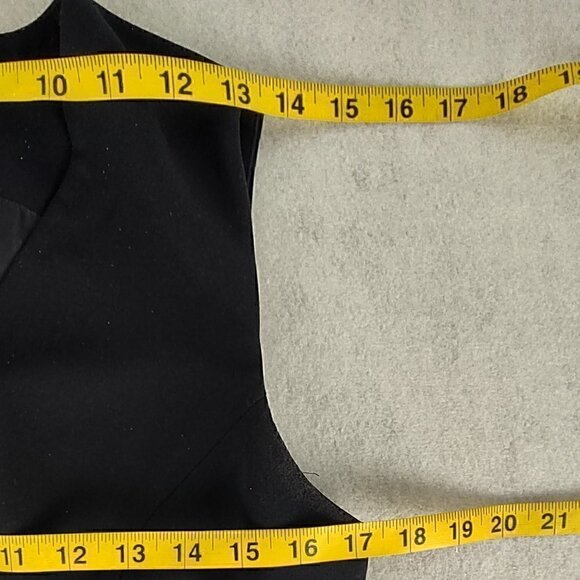 I.N.C. International Concepts Women V-Neck Sleeveless Black Sheath Dress Size 12 - Picture 8 of 10